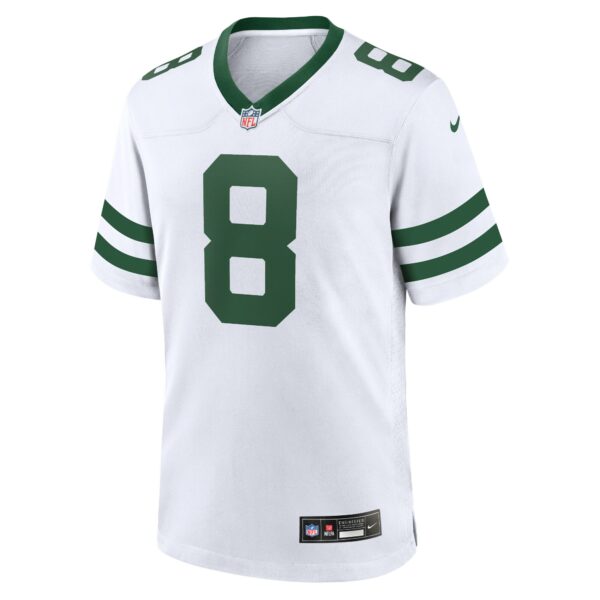 Men’s New York Jets Aaron Rodgers Nike White Legacy Player Game Jersey