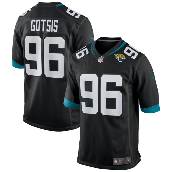 Men’s Jacksonville Jaguars Adam Gotsis Nike Black Game Jersey