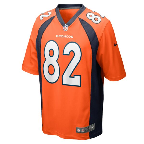 Men’s Denver Broncos Adam Trautman Nike Orange Team Game Jersey