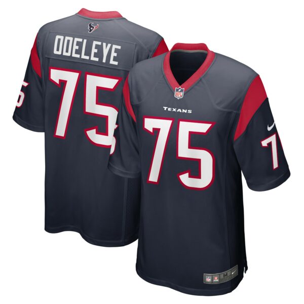 Men’s Houston Texans Adedayo Odeleye Nike Navy Game Player Jersey