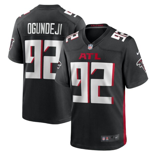 Men’s Atlanta Falcons Adetokunbo Ogundeji Nike Black Game Jersey