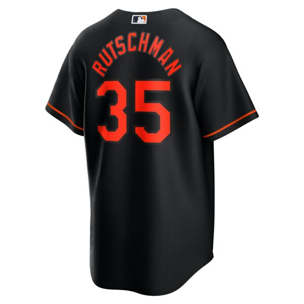 Men’s Baltimore Orioles Adley Rutschman Nike Black Alternate Replica Player Jersey