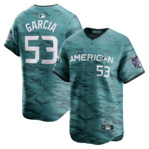 Men's American League Adolis Garcia Nike Teal 2023 MLB All-Star Game Limited Player Jersey