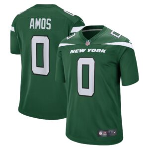 Men's New York Jets Adrian Amos Nike Gotham Green Game Jersey