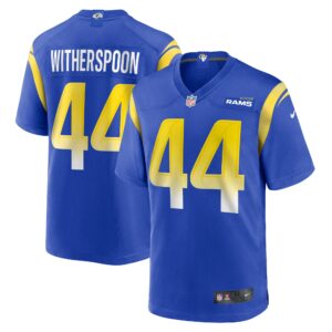 Men's Los Angeles Rams Ahkello Witherspoon Nike Royal Game Jersey