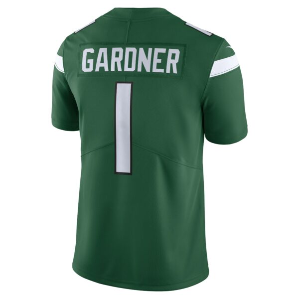 Men’s New York Jets Ahmad Sauce Gardner Nike Gotham Green Vapor Untouchable Limited Jersey