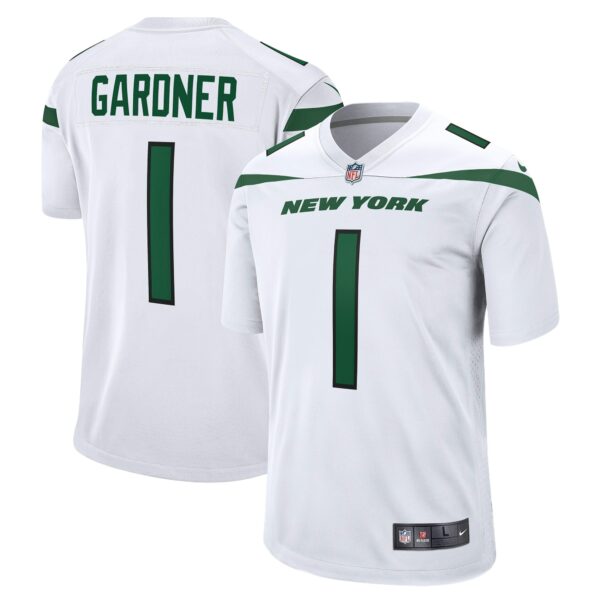 Men’s New York Jets Ahmad Sauce Gardner Nike White Player Game Jersey