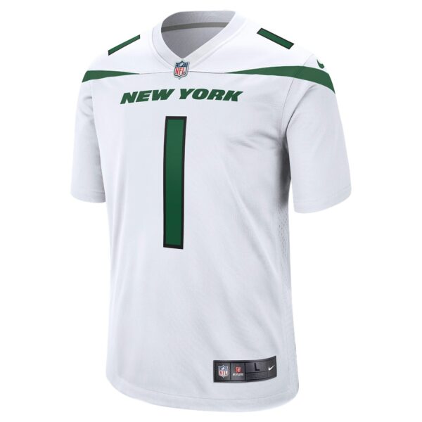 Men’s New York Jets Ahmad Sauce Gardner Nike White Player Game Jersey