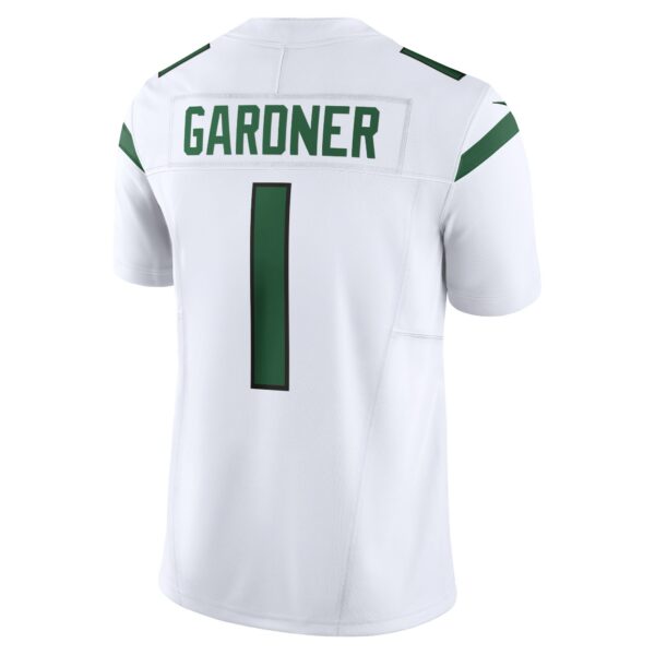 Men’s New York Jets Ahmad Sauce Gardner Nike White Vapor F.U.S.E. Limited Jersey