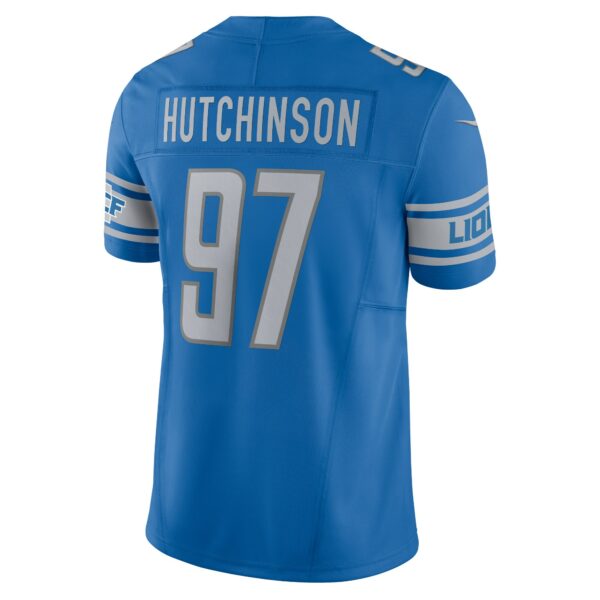 Men’s Detroit Lions Aidan Hutchinson Nike Blue Vapor F.U.S.E. Limited Jersey