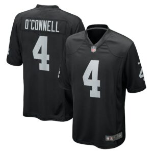 Men's Las Vegas Raiders Aidan O'Connell Nike Black Game Jersey