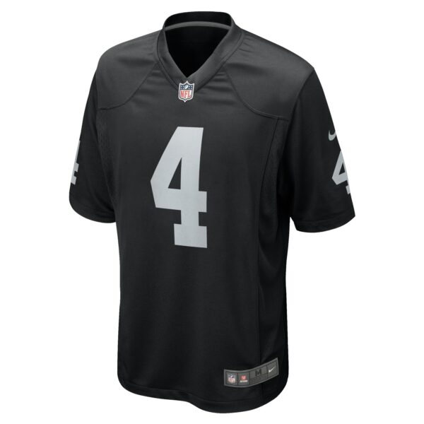 Men’s Las Vegas Raiders Aidan O’Connell Nike Black Game Jersey