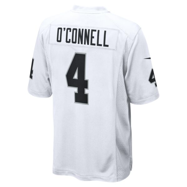 Men’s Las Vegas Raiders Aidan O’Connell Nike White Game Jersey