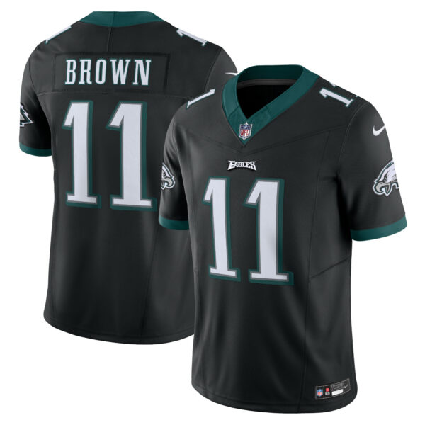 Men’s Philadelphia Eagles A.J. Brown Nike Black Vapor F.U.S.E. Limited Jersey