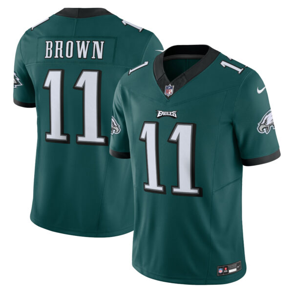 Men’s Philadelphia Eagles A.J. Brown Nike Green Vapor F.U.S.E. Limited Jersey