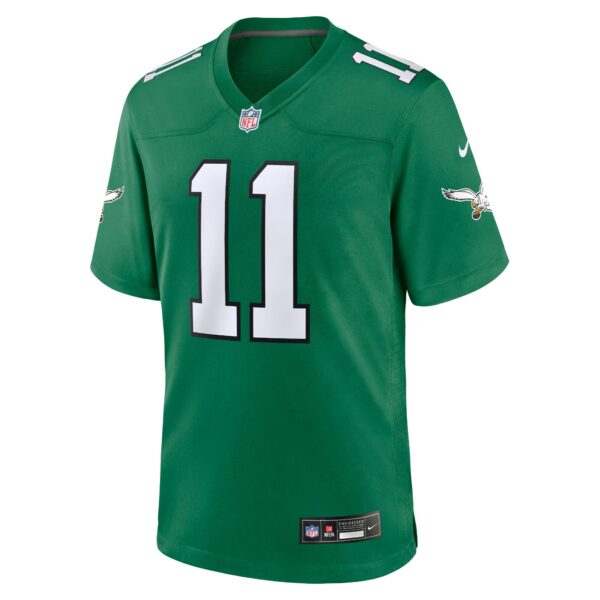 Men’s Philadelphia Eagles A.J. Brown Nike Kelly Green Alternate Game Player Jersey