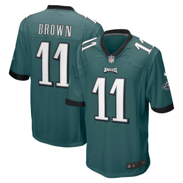 Men’s Philadelphia Eagles A.J. Brown Nike Midnight Green Player Game Jersey