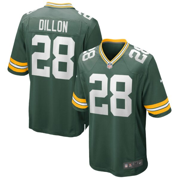 Men’s Green Bay Packers AJ Dillon Nike Green Game Jersey