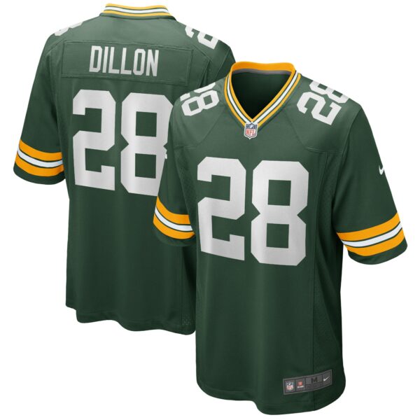 Men’s Green Bay Packers AJ Dillon Nike Green Game Player Jersey