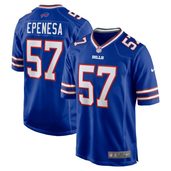 Men’s Buffalo Bills A.J. Epenesa Nike Royal Game Player Jersey