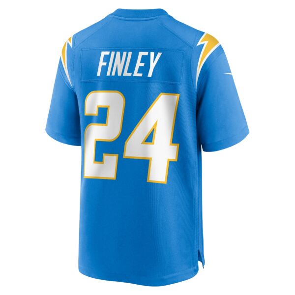 Men’s Los Angeles Chargers AJ Finley Nike Powder Blue Team Game Jersey