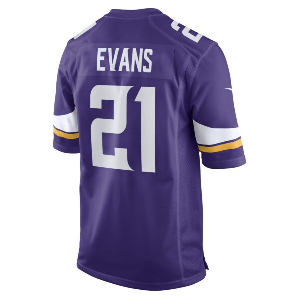 Men’s Minnesota Vikings Akayleb Evans Nike Purple Game Player Jersey