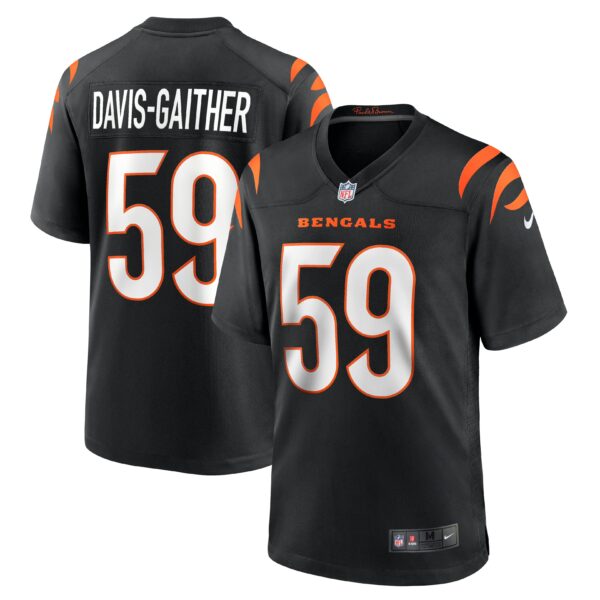 Men’s Cincinnati Bengals Akeem Davis-Gaither Nike Black Game Player Jersey