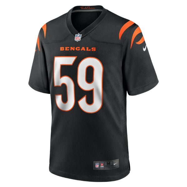 Men’s Cincinnati Bengals Akeem Davis-Gaither Nike Black Game Player Jersey