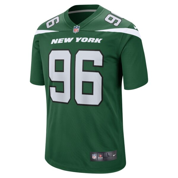 Men’s New York Jets Al Woods Nike Gotham Green Game Jersey