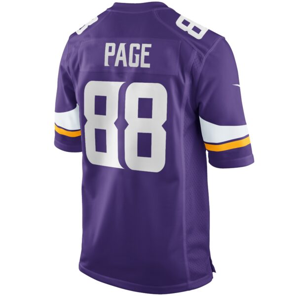 Men’s Minnesota Vikings Alan Page Nike Purple Game Retired Player Jersey