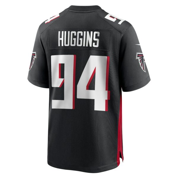 Men’s Atlanta Falcons Albert Huggins Nike Black Team Game Jersey