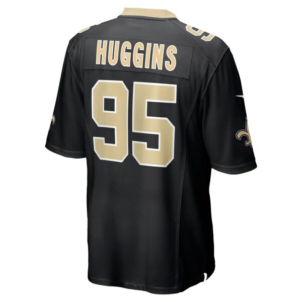 Men’s New Orleans Saints Albert Huggins Nike Black Player Game Jersey