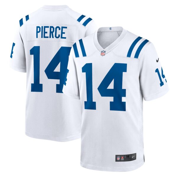 Men’s Indianapolis Colts Alec Pierce Nike White Away Game Player Jersey