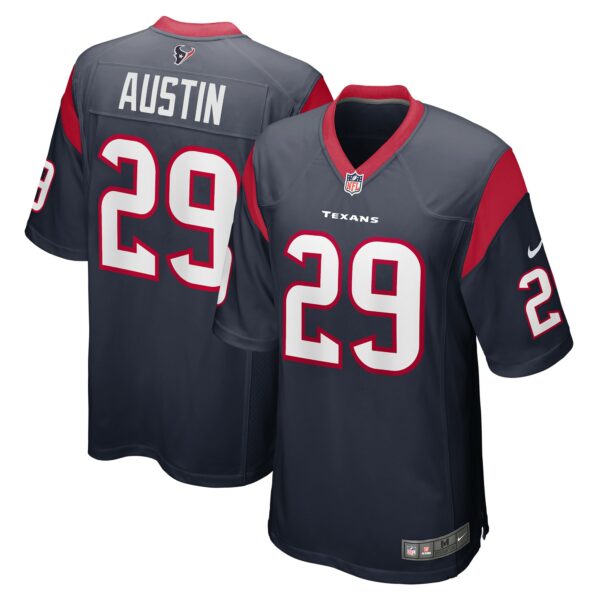 Men’s Houston Texans Alex Austin Nike Navy Team Game Jersey