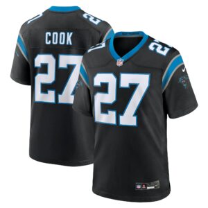 Men's Carolina Panthers Alex Cook Nike Black Game Jersey