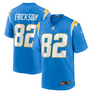 Men's Los Angeles Chargers Alex Erickson Nike Powder Blue Team Game Jersey