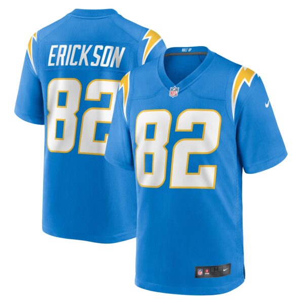 Men’s Los Angeles Chargers Alex Erickson Nike Powder Blue Team Game Jersey