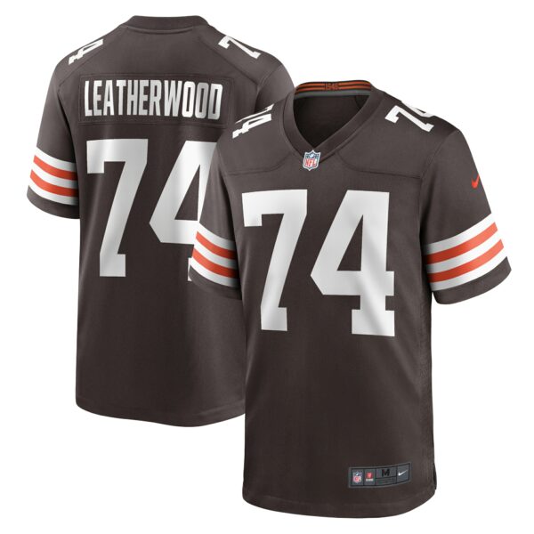 Men’s Cleveland Browns Alex Leatherwood Nike Brown Team Game Jersey