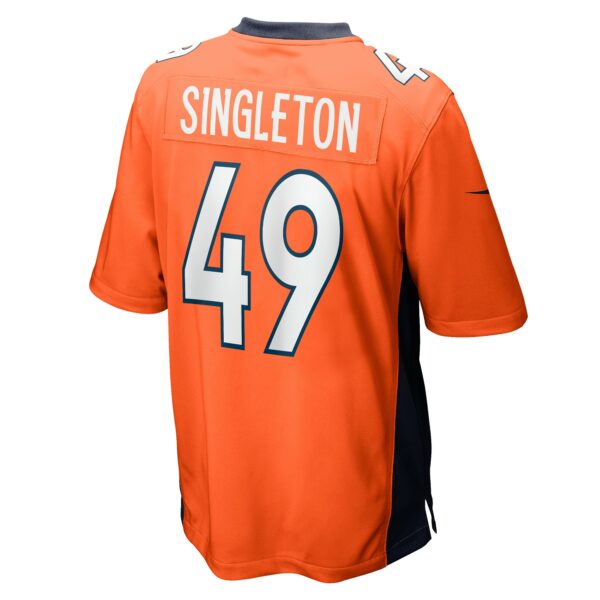 Men’s Denver Broncos Alex Singleton Nike Orange Game Player Jersey