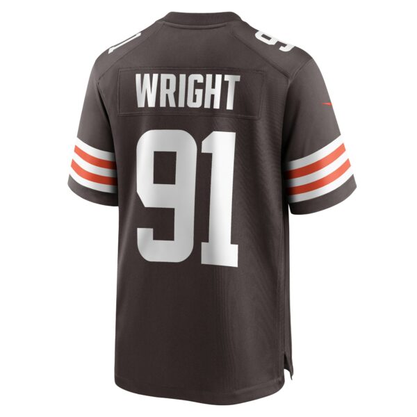 Men’s Cleveland Browns Alex Wright Nike Brown Team Game Jersey