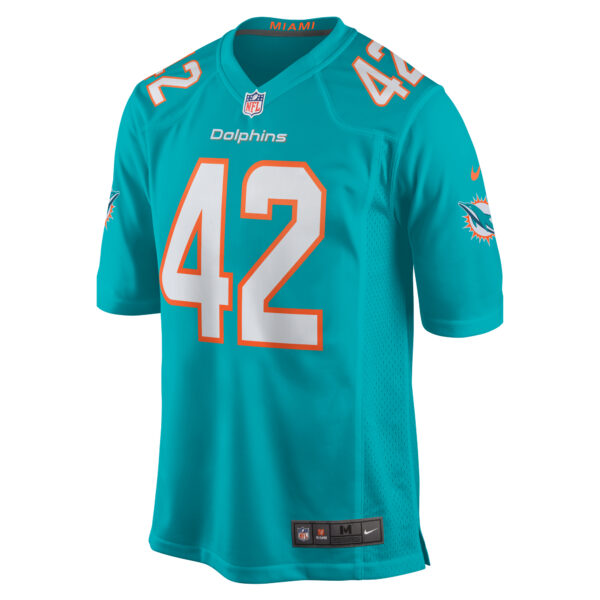 Men’s Miami Dolphins Alexander Johnson Nike Aqua Game Jersey