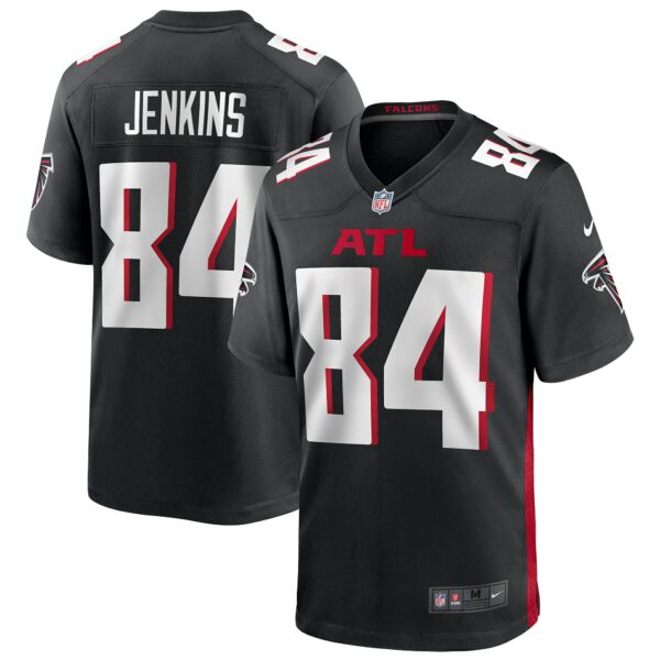 Men’s Atlanta Falcons Alfred Jenkins Nike Black Game Retired Player Jersey