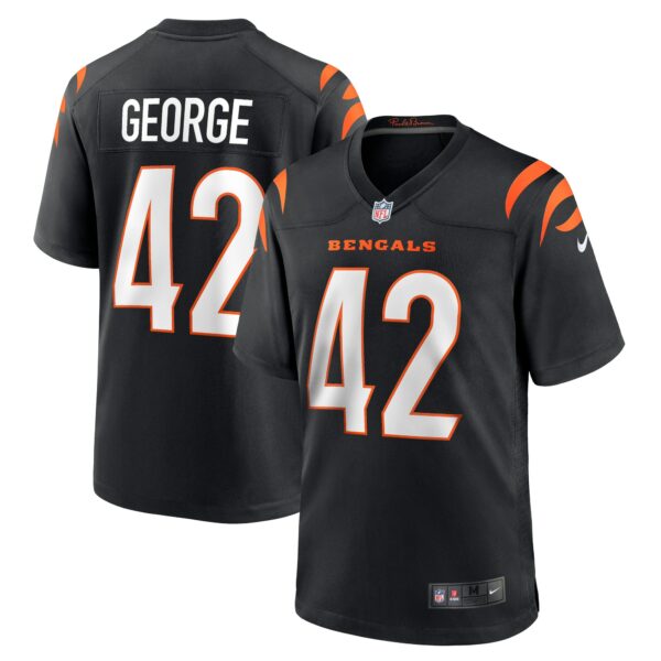 Men’s Cincinnati Bengals Allan George Nike Black Game Player Jersey