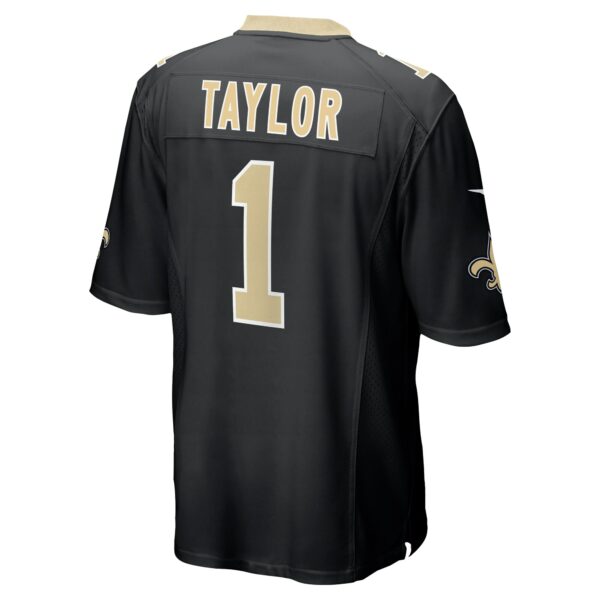 Men’s New Orleans Saints Alontae Taylor Nike Black Team Game Jersey