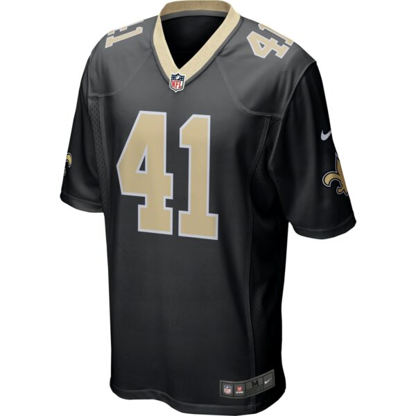 Men’s New Orleans Saints Alvin Kamara Nike Black Game Jersey