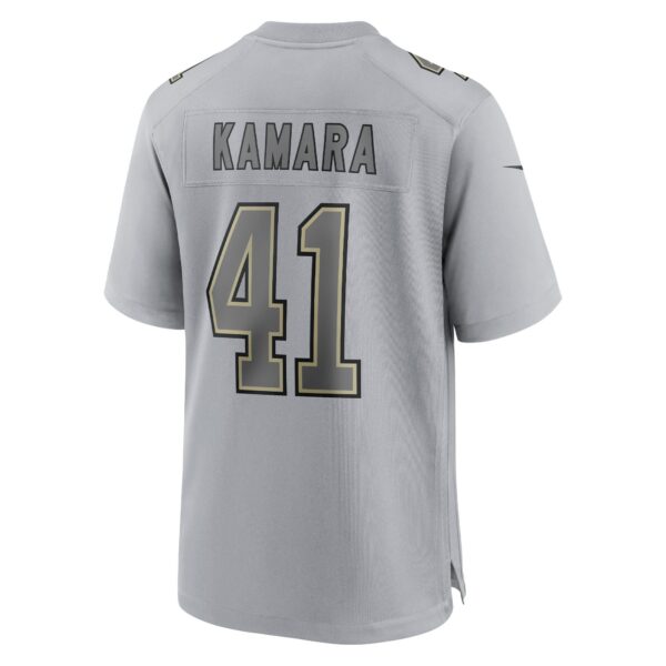 Men’s New Orleans Saints Alvin Kamara Nike Gray Atmosphere Fashion Game Jersey