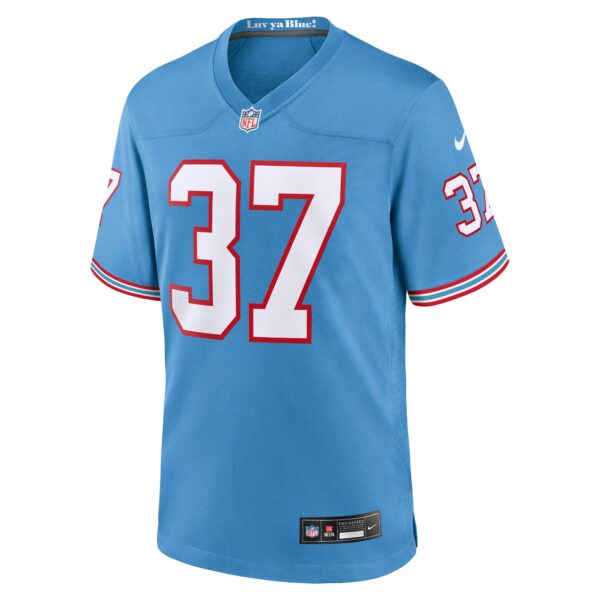 Men’s Tennessee Titans Amani Hooker Nike Light Blue Oilers Throwback Player Game Jersey