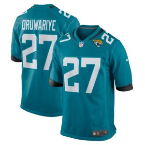 Men's Jacksonville Jaguars Amani Oruwariye Nike Teal Game Jersey