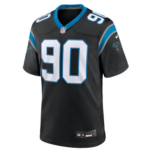 Men’s Carolina Panthers Amare Barno Nike Black Team Game Jersey