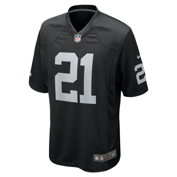 Men’s Las Vegas Raiders Amik Robertson Nike Black Team Game Jersey